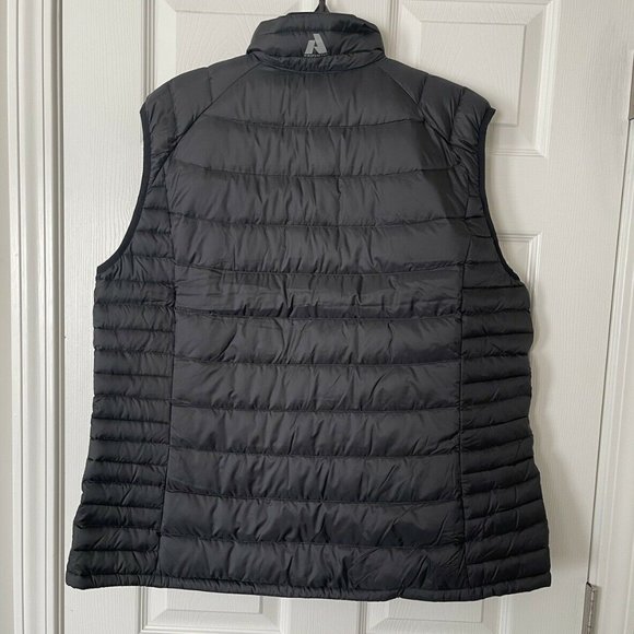 NWT Eddie Bauer Storm Down Zip Up Black Puffer Vest - 2XL $179 - Picture 4 of 7